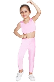 LEGGINS DANZA IN LYCRA ROSA BABY